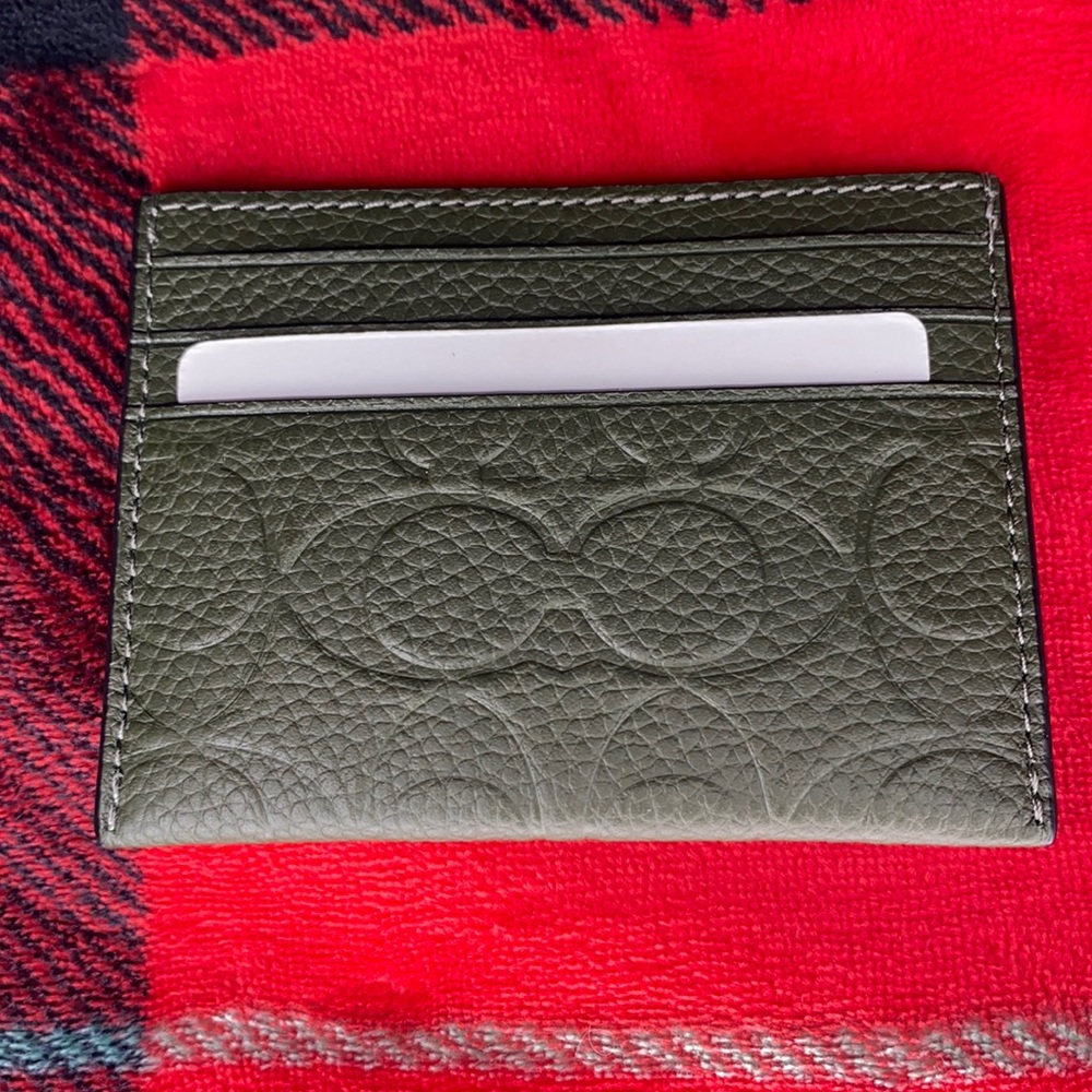 Coach men’s card case